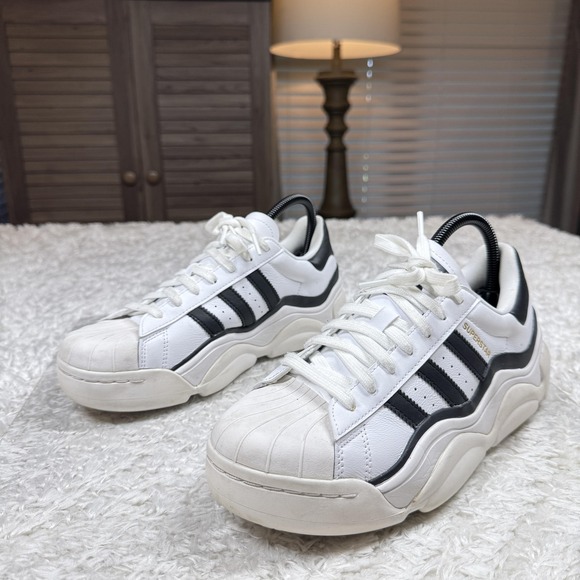 Adidas Superstar Shoes Mens Size 8 Originals Chunky Sporty Sneakers Casual Daily